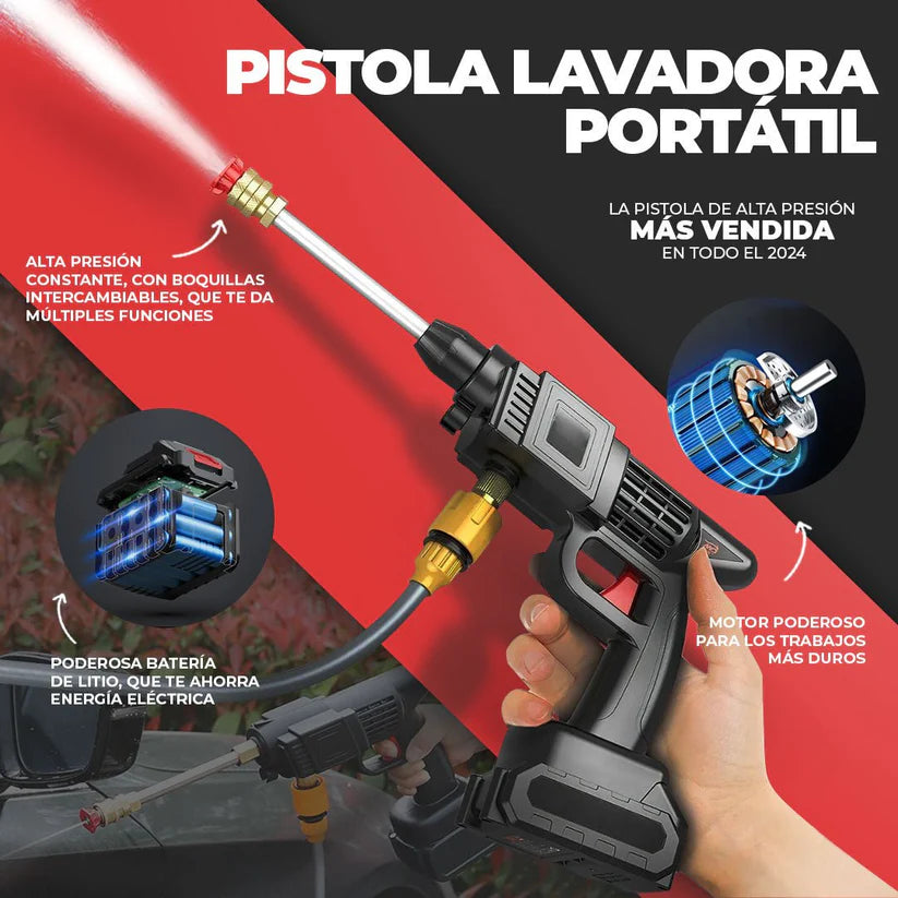 Hidrojet - Pistola Hidrolavadora Portátil